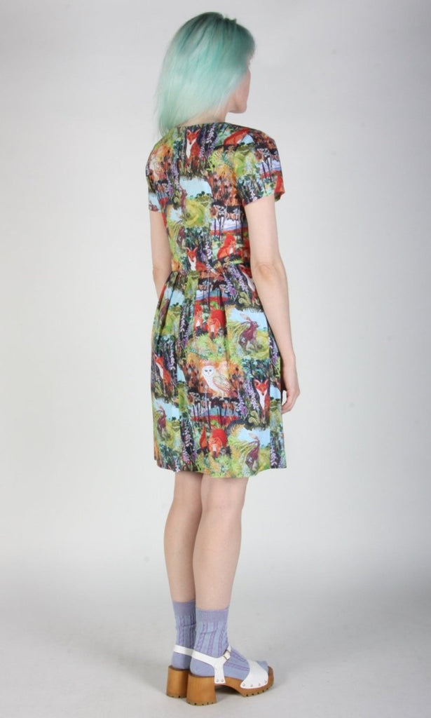 Birds of North America Fruit Dove Dress (Hedgerow) - Victoire BoutiqueBirds of North AmericaDresses Ottawa Boutique Shopping Clothing