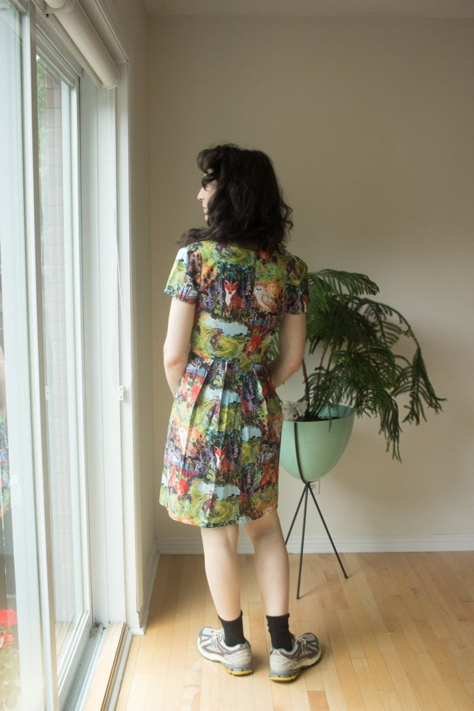 Birds of North America Fruit Dove Dress (Hedgerow) - Victoire BoutiqueBirds of North AmericaDresses Ottawa Boutique Shopping Clothing