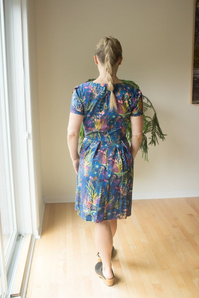 Birds of North America Fruit Dove Dress (Undersea Gardens) - Victoire BoutiqueBirds of North AmericaDresses Ottawa Boutique Shopping Clothing