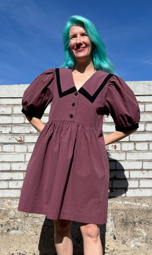 Birds of North America Fulvetta Dress (Thistle) - Victoire BoutiqueBirds of North AmericaDresses Ottawa Boutique Shopping Clothing