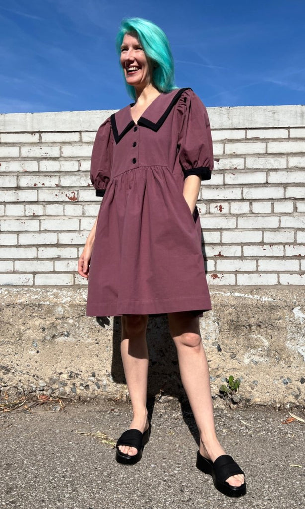 Birds of North America Fulvetta Dress (Thistle) - Victoire BoutiqueBirds of North AmericaDresses Ottawa Boutique Shopping Clothing