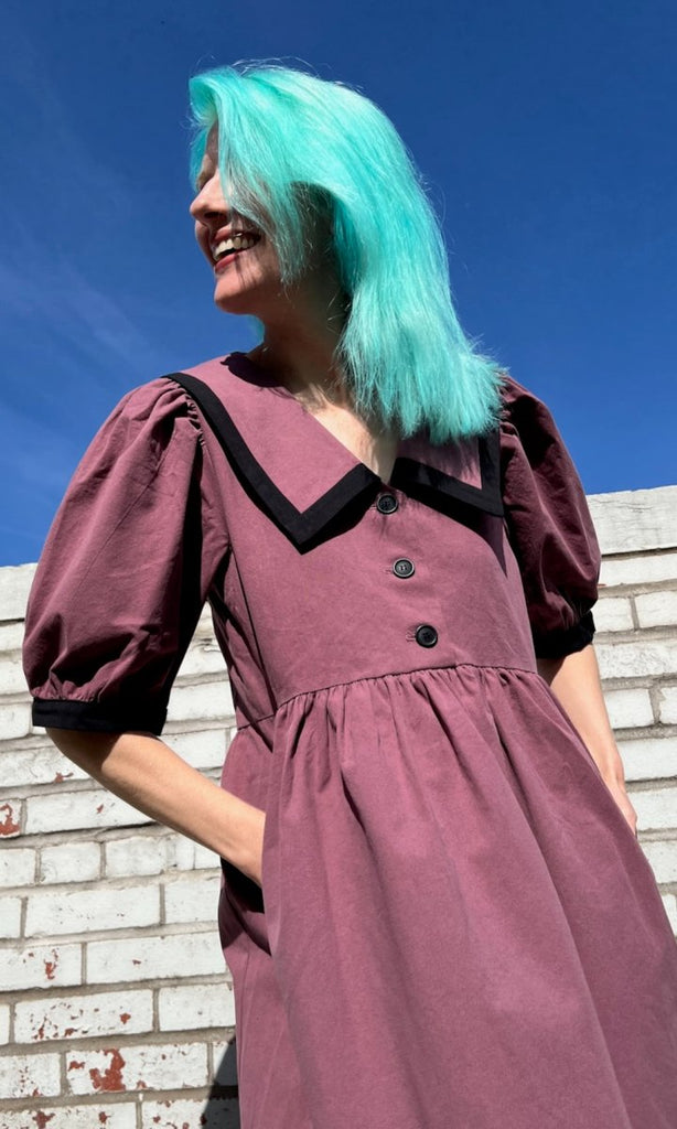 Birds of North America Fulvetta Dress (Thistle) - Victoire BoutiqueBirds of North AmericaDresses Ottawa Boutique Shopping Clothing