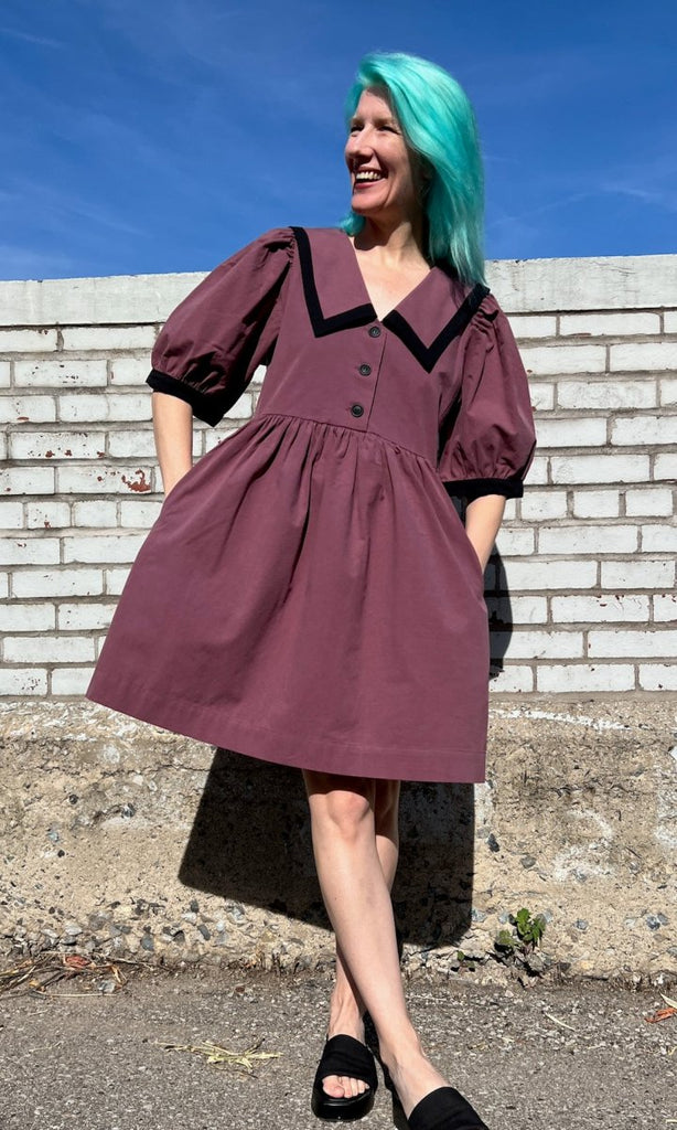 Birds of North America Fulvetta Dress (Thistle) - Victoire BoutiqueBirds of North AmericaDresses Ottawa Boutique Shopping Clothing