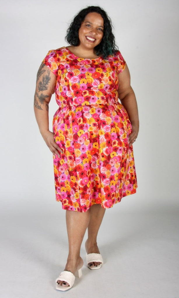 Birds of North America Gallinule Dress (Petal Party) - Victoire BoutiqueBirds of North AmericaDresses Ottawa Boutique Shopping Clothing