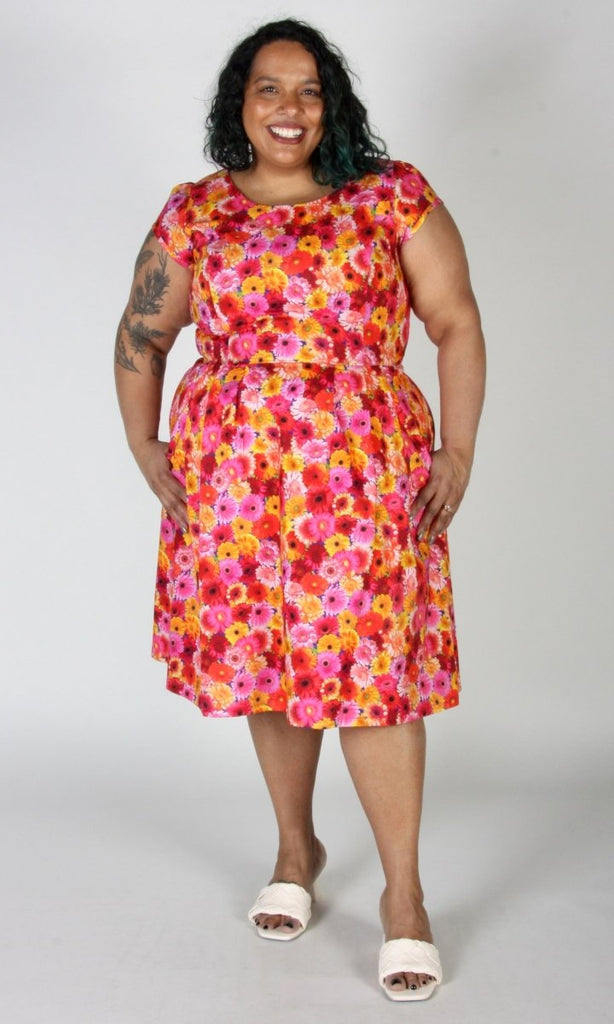 Birds of North America Gallinule Dress (Petal Party) - Victoire BoutiqueBirds of North AmericaDresses Ottawa Boutique Shopping Clothing