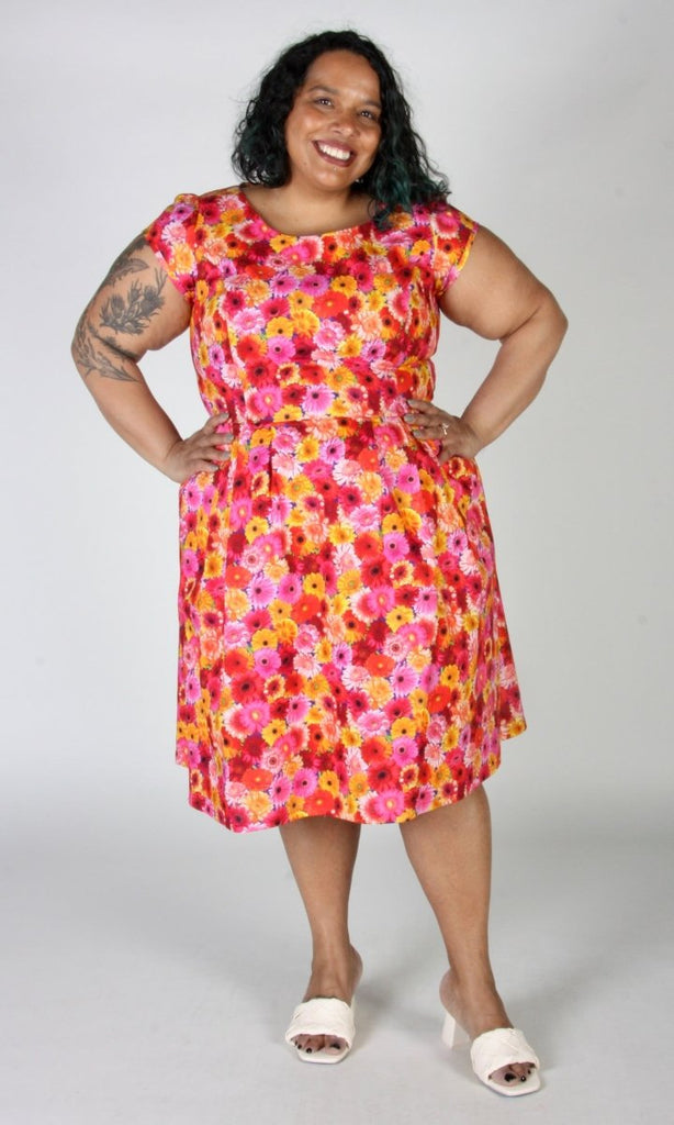 Birds of North America Gallinule Dress (Petal Party) - Victoire BoutiqueBirds of North AmericaDresses Ottawa Boutique Shopping Clothing