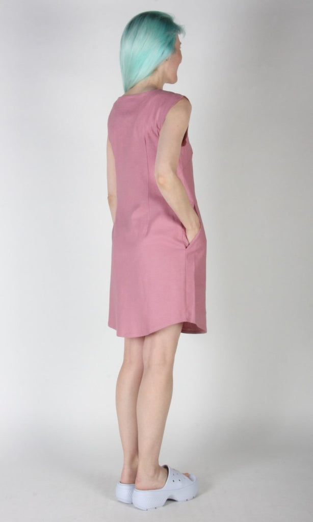 Birds of North America Honeycreeper Dress (Smoky Pink) - Victoire BoutiqueBirds of North AmericaDresses Ottawa Boutique Shopping Clothing