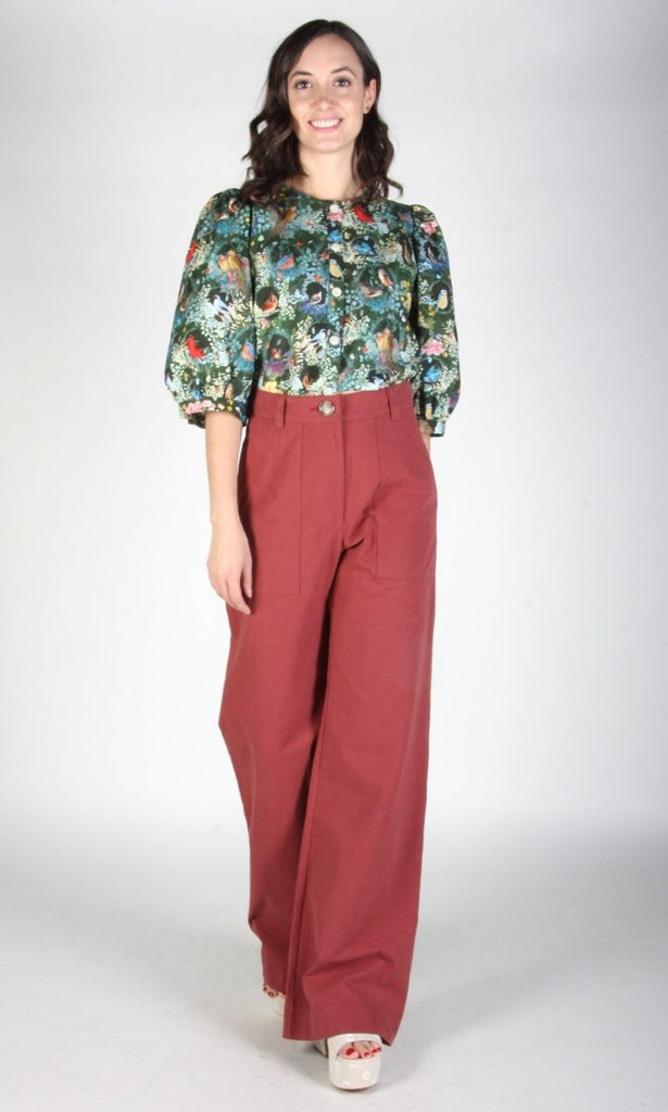 Birds of North America Illadopsis Pants (Rosewood) - Victoire BoutiqueBirds of North AmericaBottoms Ottawa Boutique Shopping Clothing