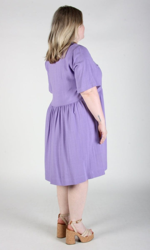 Birds of North America Kiskadee Dress (Lilac) - Victoire BoutiqueBirds of North AmericaDresses Ottawa Boutique Shopping Clothing