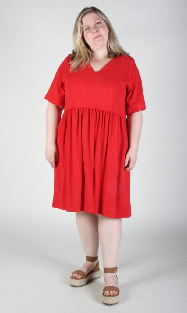 Birds of North America Kiskadee Dress (Red) - Victoire BoutiqueBirds of North AmericaDresses Ottawa Boutique Shopping Clothing