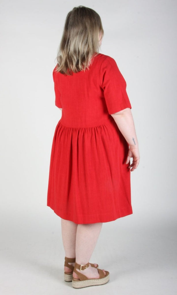 Birds of North America Kiskadee Dress (Red) - Victoire BoutiqueBirds of North AmericaDresses Ottawa Boutique Shopping Clothing