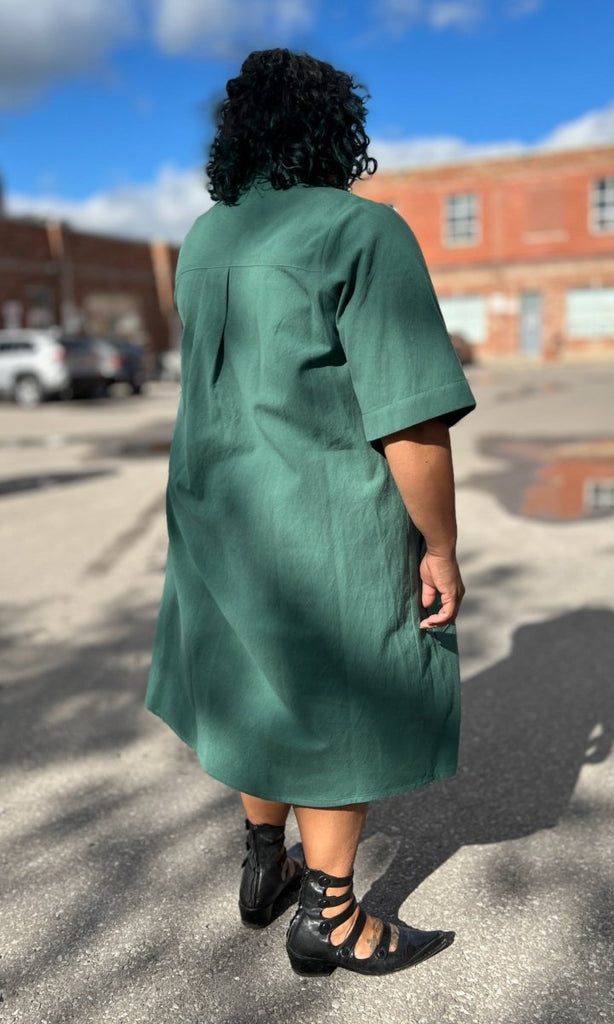 Birds of North America Ladyhawk Dress (Pine) - Victoire BoutiqueBirds of North AmericaDresses Ottawa Boutique Shopping Clothing