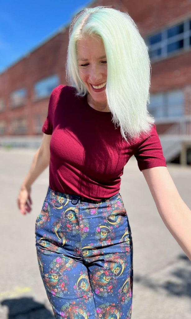 Birds of North America Marlin Pants (Night Owls) - Victoire BoutiqueBirds of North Americabottoms Ottawa Boutique Shopping Clothing