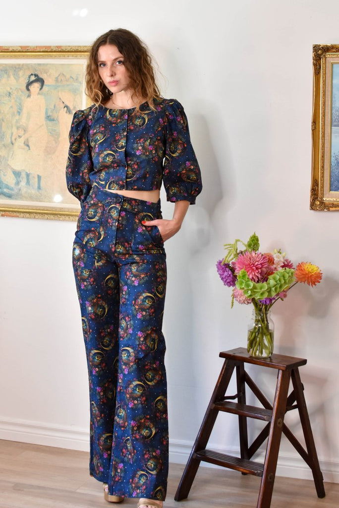 Birds of North America Marlin Pants (Night Owls) - Victoire BoutiqueBirds of North Americabottoms Ottawa Boutique Shopping Clothing