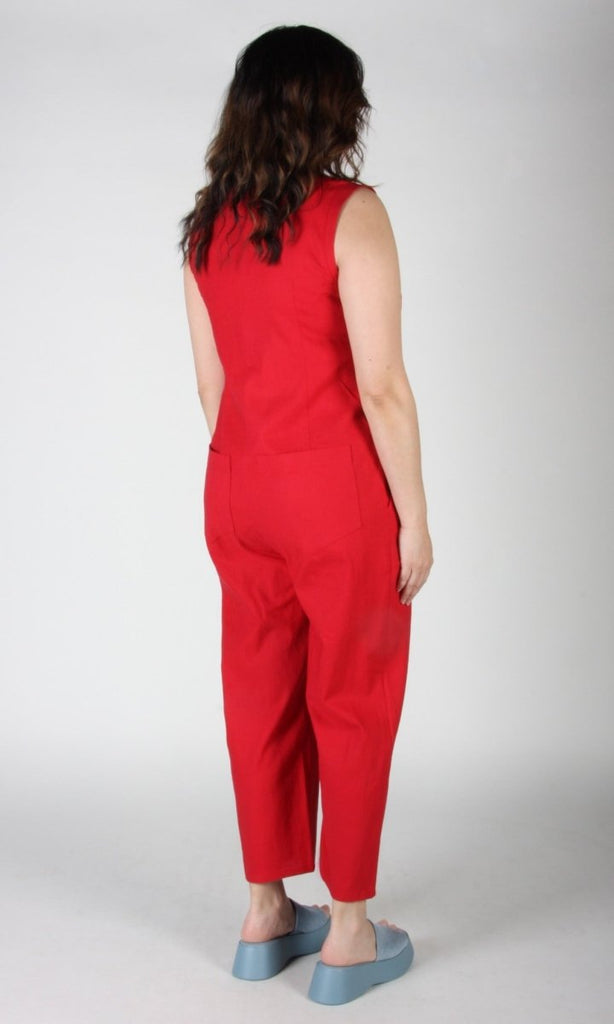 Birds of North America Myna Jumpsuit (Red) - Victoire BoutiqueBirds of North AmericaJumpsuits Ottawa Boutique Shopping Clothing
