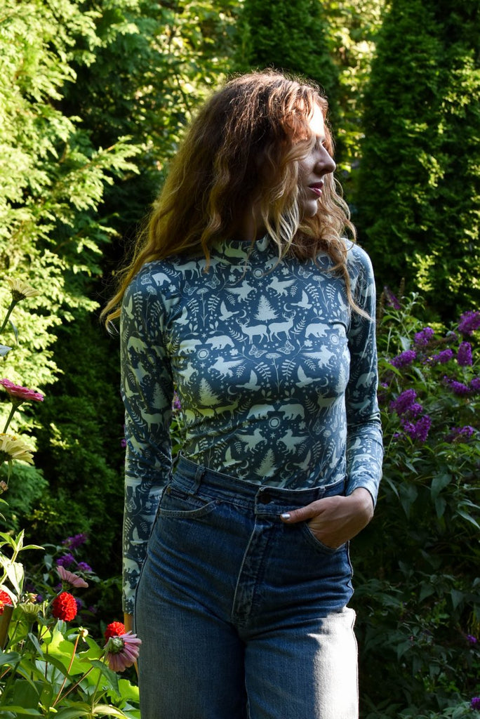 Birds of North America Nunchie Top (Borealis) - Victoire BoutiqueBirds of North AmericaTops Ottawa Boutique Shopping Clothing