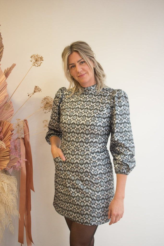 Birds of North America Nyctale Dress (Frost Bud) - Victoire BoutiqueBirds of North AmericaDresses Ottawa Boutique Shopping Clothing