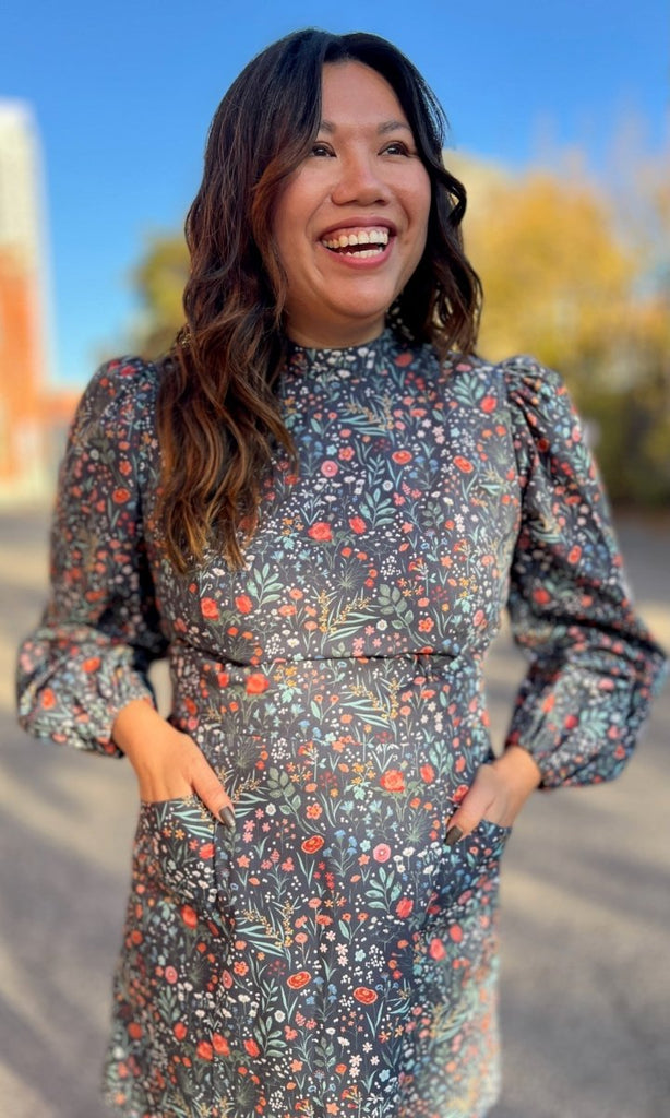 Birds of North America Nyctale Dress (Tramonto) - Victoire BoutiqueBirds of North AmericaDresses Ottawa Boutique Shopping Clothing