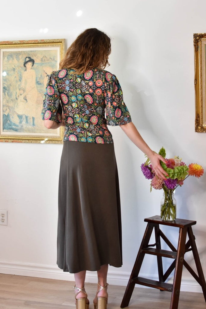 Birds of North America Peahen Top (Maud) - Victoire BoutiqueBirds of North AmericaTops Ottawa Boutique Shopping Clothing