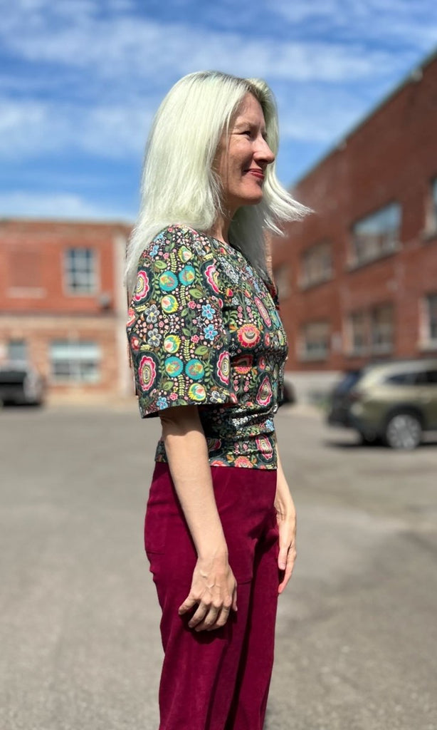 Birds of North America Peahen Top (Maud) - Victoire BoutiqueBirds of North AmericaTops Ottawa Boutique Shopping Clothing