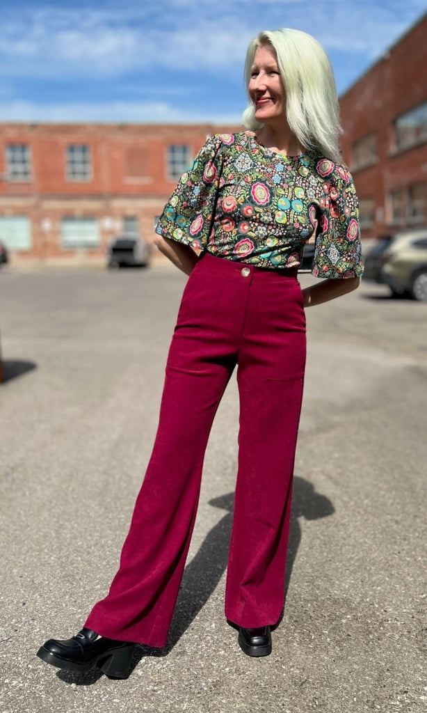 Birds of North America Peahen Top (Maud) - Victoire BoutiqueBirds of North AmericaTops Ottawa Boutique Shopping Clothing