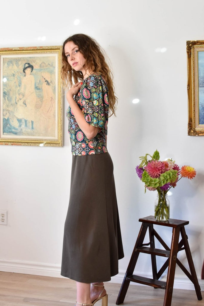 Birds of North America Peahen Top (Maud) - Victoire BoutiqueBirds of North AmericaTops Ottawa Boutique Shopping Clothing