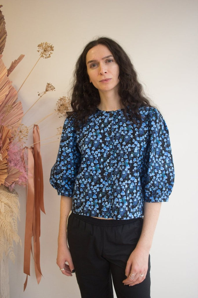 Birds of North America Serin Blouse (Shroominescence) - Victoire BoutiqueBirds of North AmericaTops Ottawa Boutique Shopping Clothing