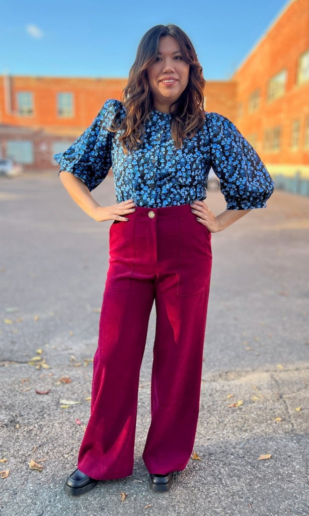 Birds of North America Serin Blouse (Shroominescence) - Victoire BoutiqueBirds of North AmericaTops Ottawa Boutique Shopping Clothing