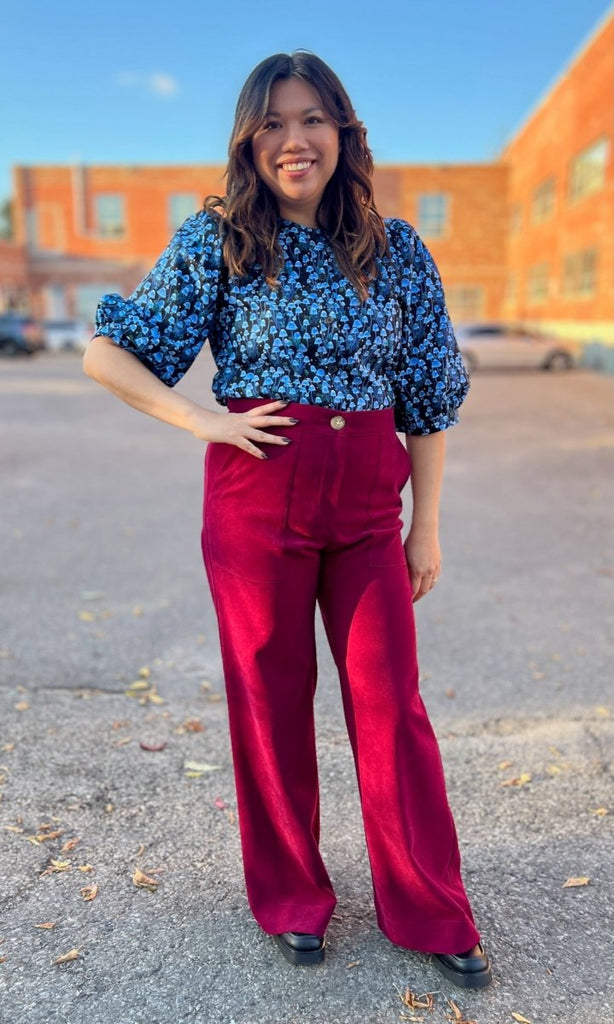 Birds of North America Serin Blouse (Shroominescence) - Victoire BoutiqueBirds of North AmericaTops Ottawa Boutique Shopping Clothing