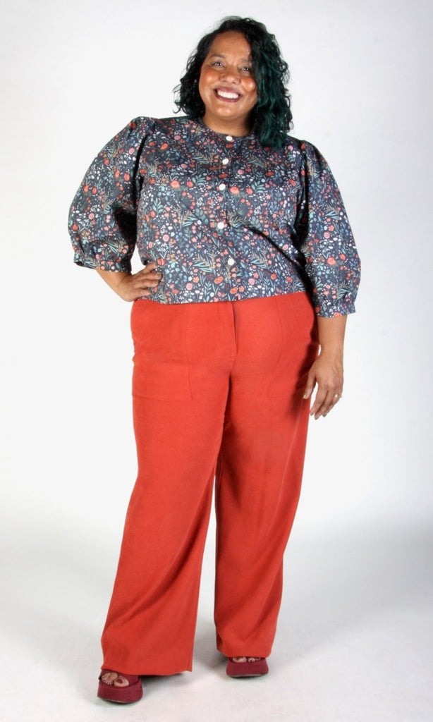 Birds of North America Serin Blouse (Tramonto) - Victoire BoutiqueBirds of North AmericaTops Ottawa Boutique Shopping Clothing