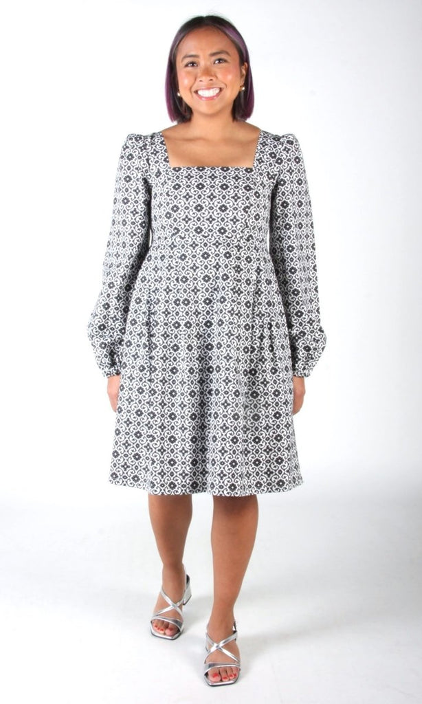 Birds of North America Tailorbird Dress (Quatrefoil) - Victoire BoutiqueBirds of North AmericaDresses Ottawa Boutique Shopping Clothing