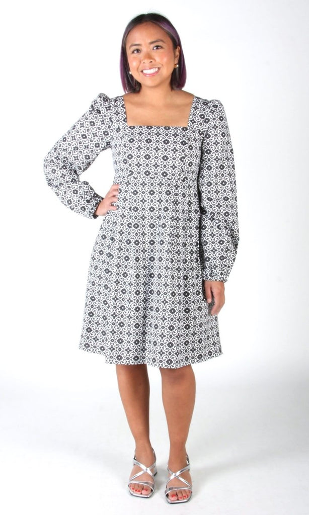 Birds of North America Tailorbird Dress (Quatrefoil) - Victoire BoutiqueBirds of North AmericaDresses Ottawa Boutique Shopping Clothing