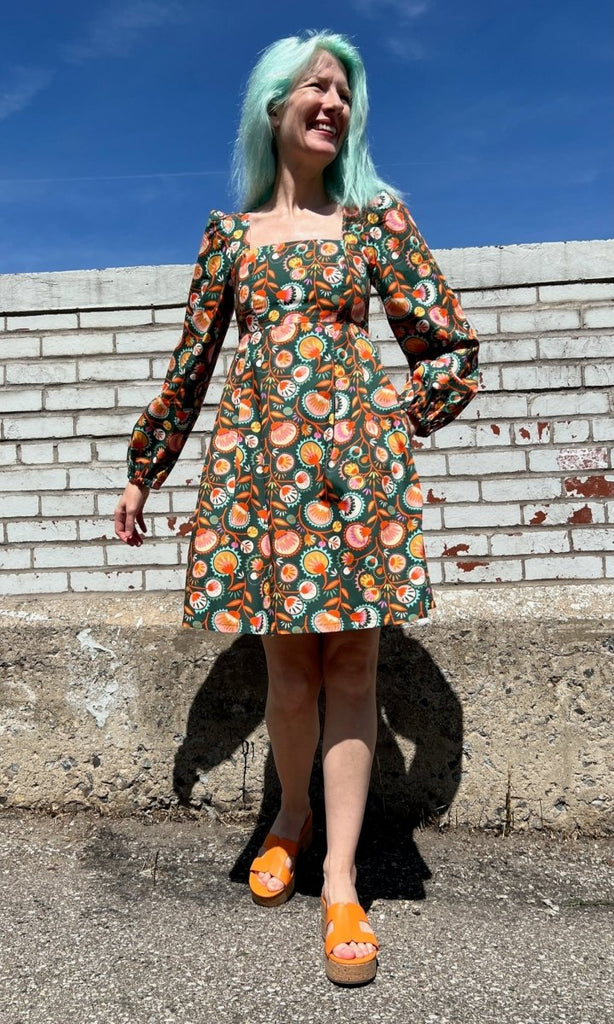 Birds of North America Tailorbird Dress (Triffids) - Victoire BoutiqueBirds of North AmericaDresses Ottawa Boutique Shopping Clothing