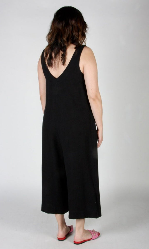 Birds of North America Tawny Pipit Jumpsuit (Black) - Victoire BoutiqueBirds of North AmericaJumpsuits Ottawa Boutique Shopping Clothing