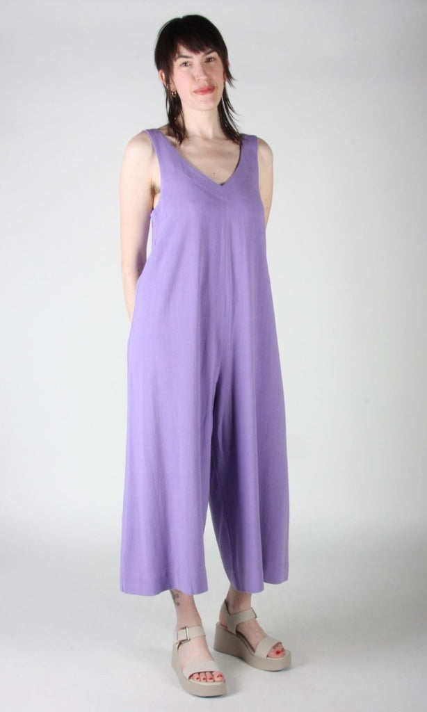 Birds of North America Tawny Pipit Jumpsuit (Lilac) - Victoire BoutiqueBirds of North AmericaJumpsuits Ottawa Boutique Shopping Clothing