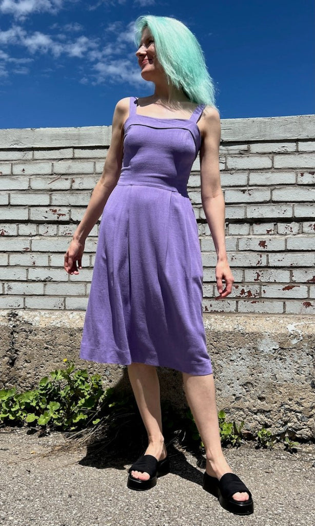 Birds of North America Thornbill Dress (Lilac) - Victoire BoutiqueBirds of North AmericaDresses Ottawa Boutique Shopping Clothing