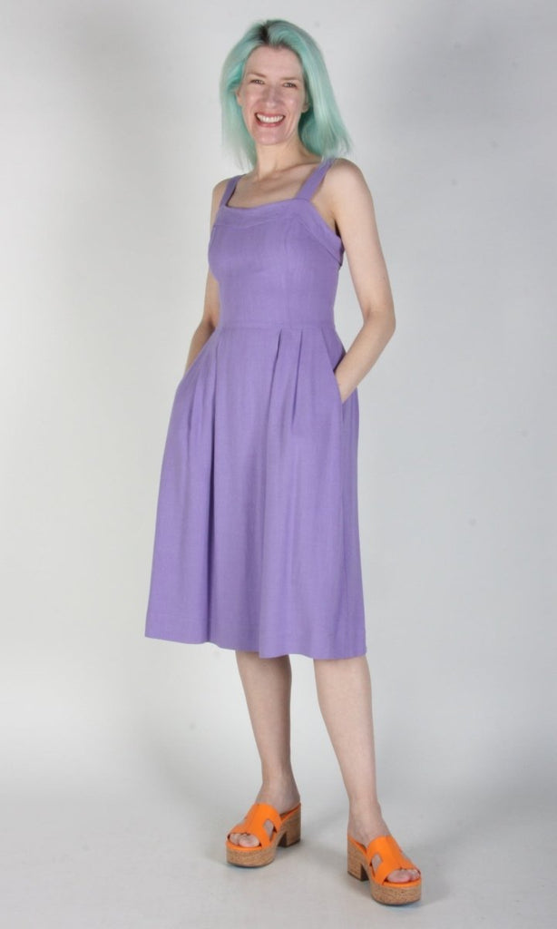 Birds of North America Thornbill Dress (Lilac) - Victoire BoutiqueBirds of North AmericaDresses Ottawa Boutique Shopping Clothing