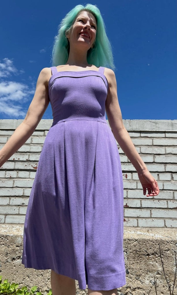 Birds of North America Thornbill Dress (Lilac) - Victoire BoutiqueBirds of North AmericaDresses Ottawa Boutique Shopping Clothing