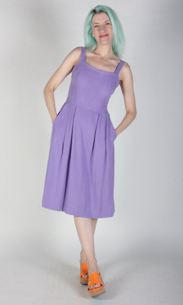 Birds of North America Thornbill Dress (Lilac) - Victoire BoutiqueBirds of North AmericaDresses Ottawa Boutique Shopping Clothing