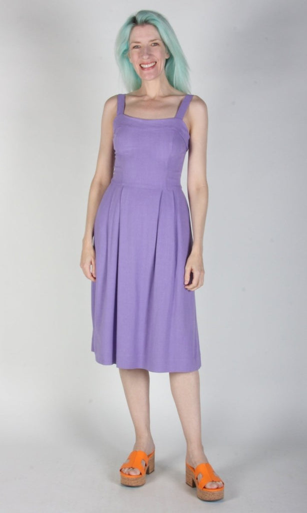 Birds of North America Thornbill Dress (Lilac) - Victoire BoutiqueBirds of North AmericaDresses Ottawa Boutique Shopping Clothing