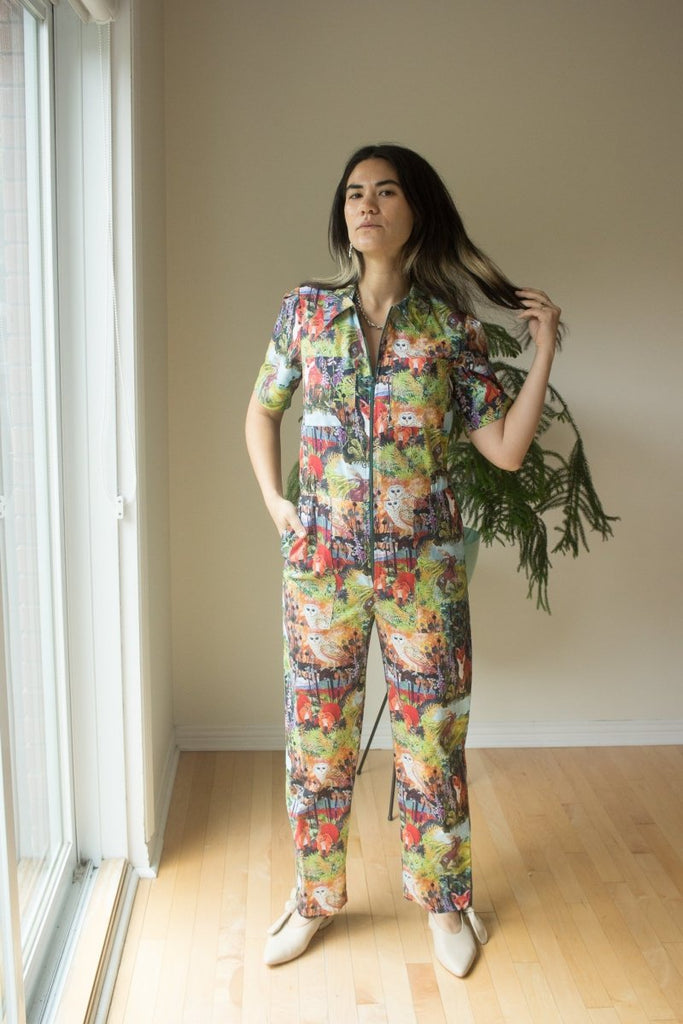 Birds of North America Twillick Jumpsuit (Hedgerow) - Victoire BoutiqueBirds of North AmericaJumpsuits Ottawa Boutique Shopping Clothing