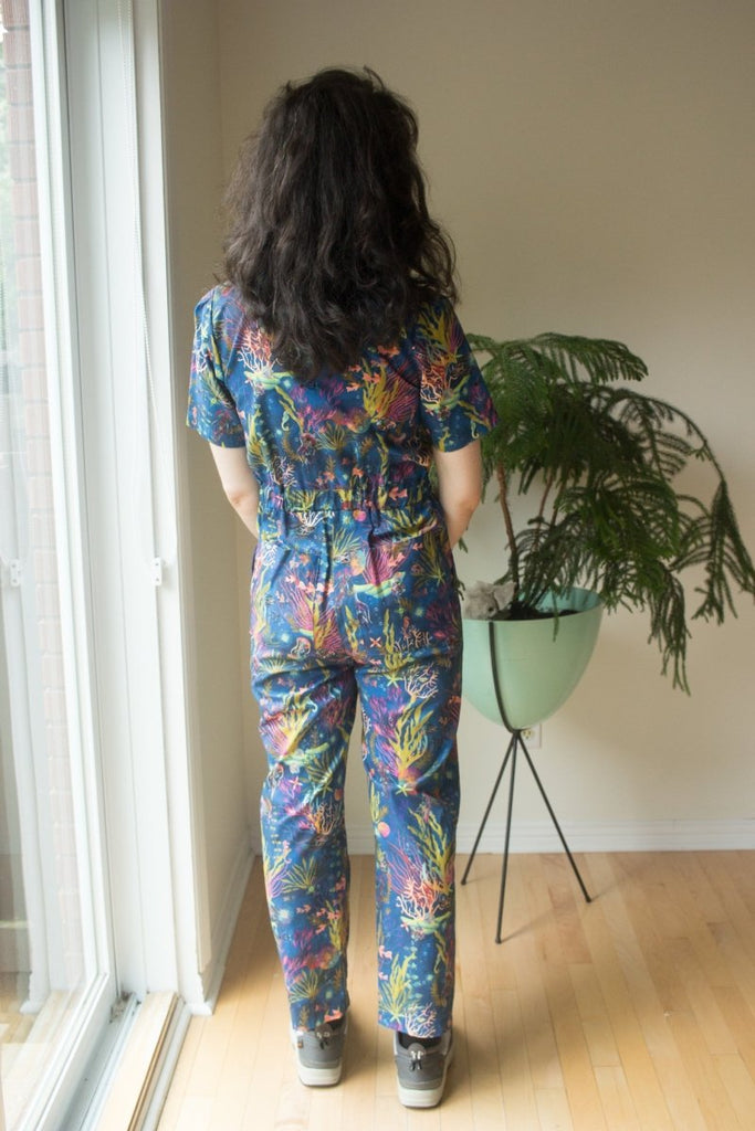 Birds of North America Twillick Jumpsuit (Undersea Gardens) - Victoire BoutiqueBirds of North AmericaJumpsuits Ottawa Boutique Shopping Clothing