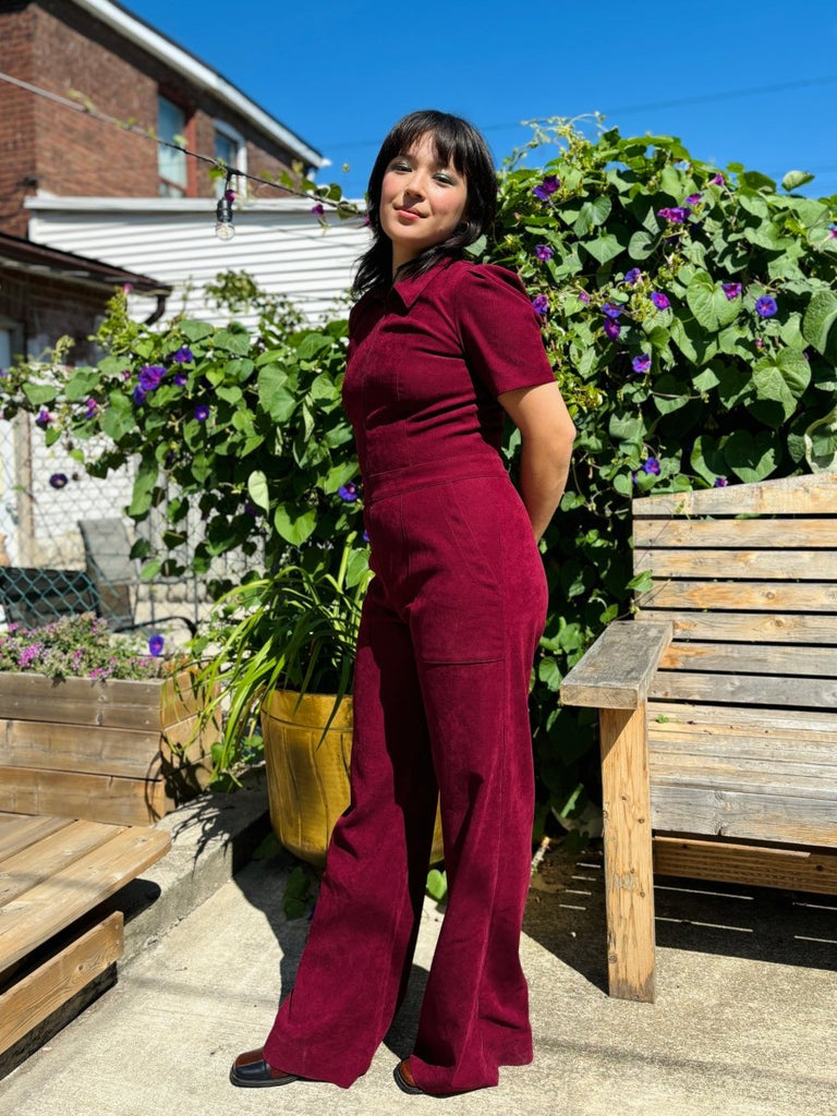 Birds of North America Tyrannulet Jumpsuit (Bramble) - Victoire BoutiqueBirds of North AmericaJumpsuits Ottawa Boutique Shopping Clothing