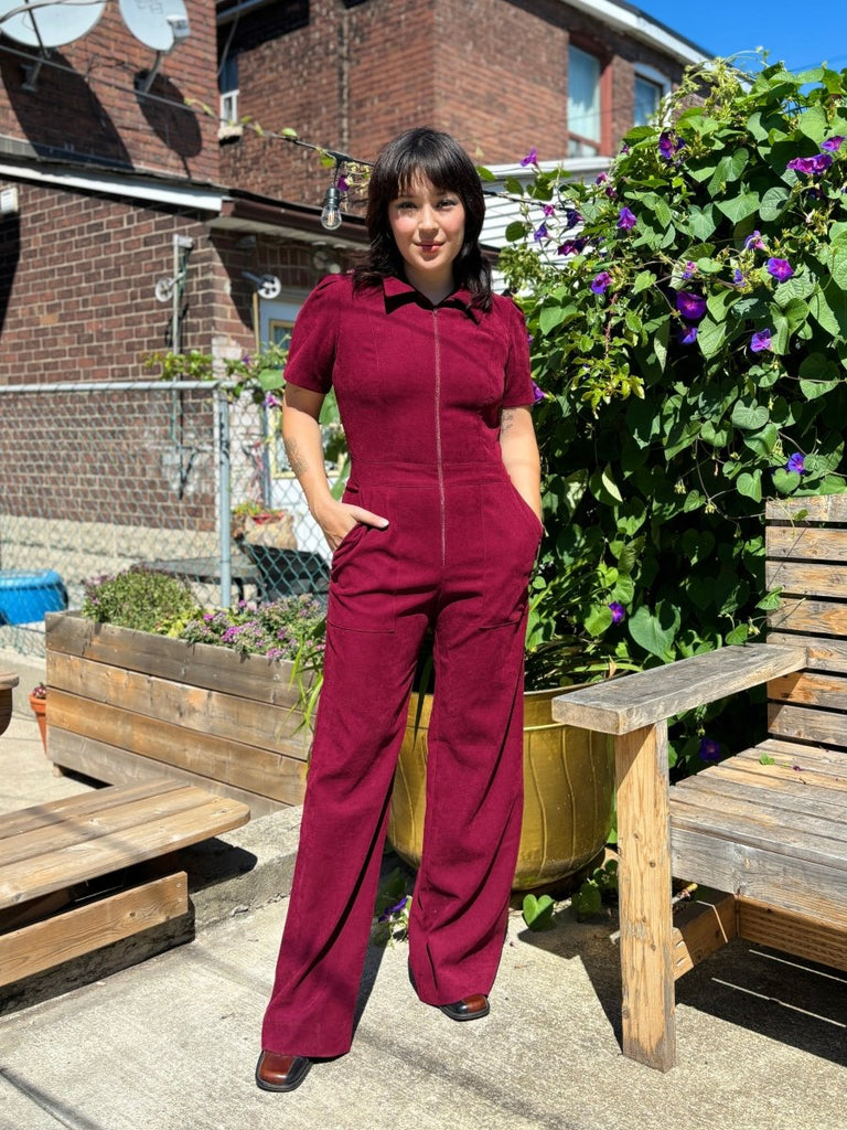 Birds of North America Tyrannulet Jumpsuit (Bramble) - Victoire BoutiqueBirds of North AmericaJumpsuits Ottawa Boutique Shopping Clothing