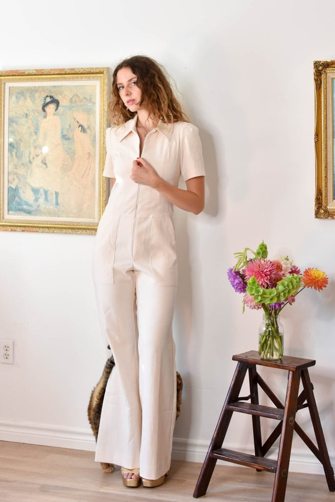 Birds of North America Tyrannulet Jumpsuit (Ecru) - Victoire BoutiqueBirds of North AmericaJumpsuits Ottawa Boutique Shopping Clothing
