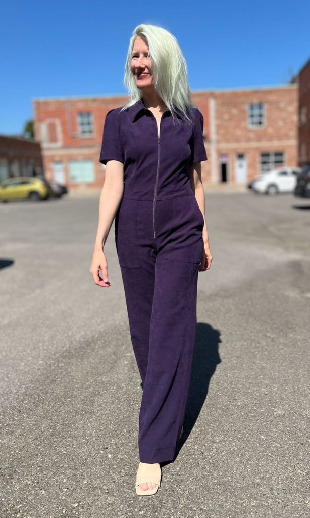 Birds of North America Tyrannulet Jumpsuit (Nearing Midnight) - Victoire BoutiqueBirds of North AmericaJumpsuits Ottawa Boutique Shopping Clothing
