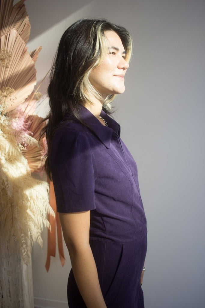 Birds of North America Tyrannulet Jumpsuit (Nearing Midnight) - Victoire BoutiqueBirds of North AmericaJumpsuits Ottawa Boutique Shopping Clothing