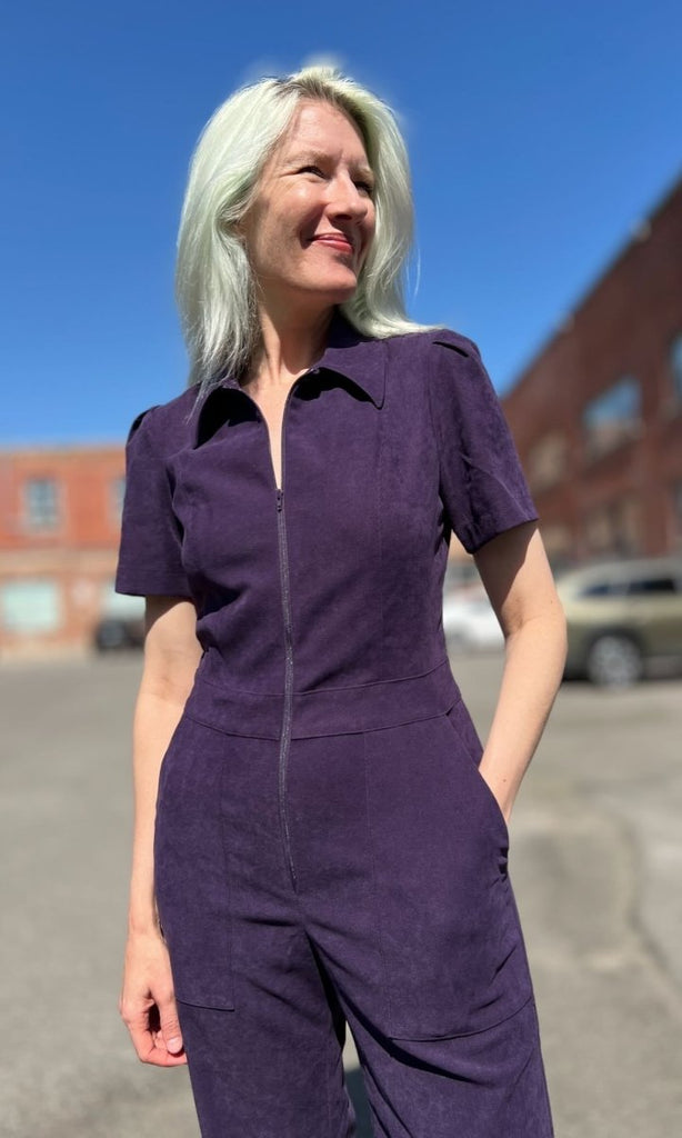 Birds of North America Tyrannulet Jumpsuit (Nearing Midnight) - Victoire BoutiqueBirds of North AmericaJumpsuits Ottawa Boutique Shopping Clothing