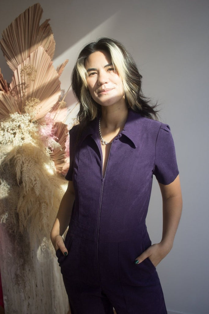 Birds of North America Tyrannulet Jumpsuit (Nearing Midnight) - Victoire BoutiqueBirds of North AmericaJumpsuits Ottawa Boutique Shopping Clothing