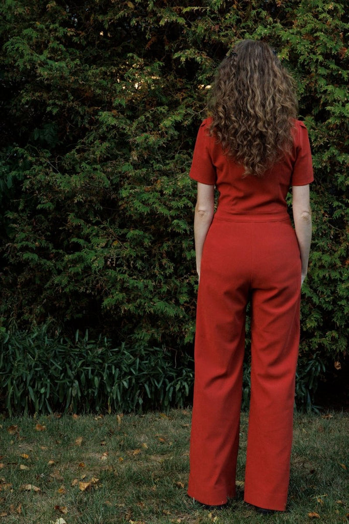 Birds of North America Tyrannulet Jumpsuit (Red Clay) - Victoire BoutiqueBirds of North AmericaJumpsuits Ottawa Boutique Shopping Clothing